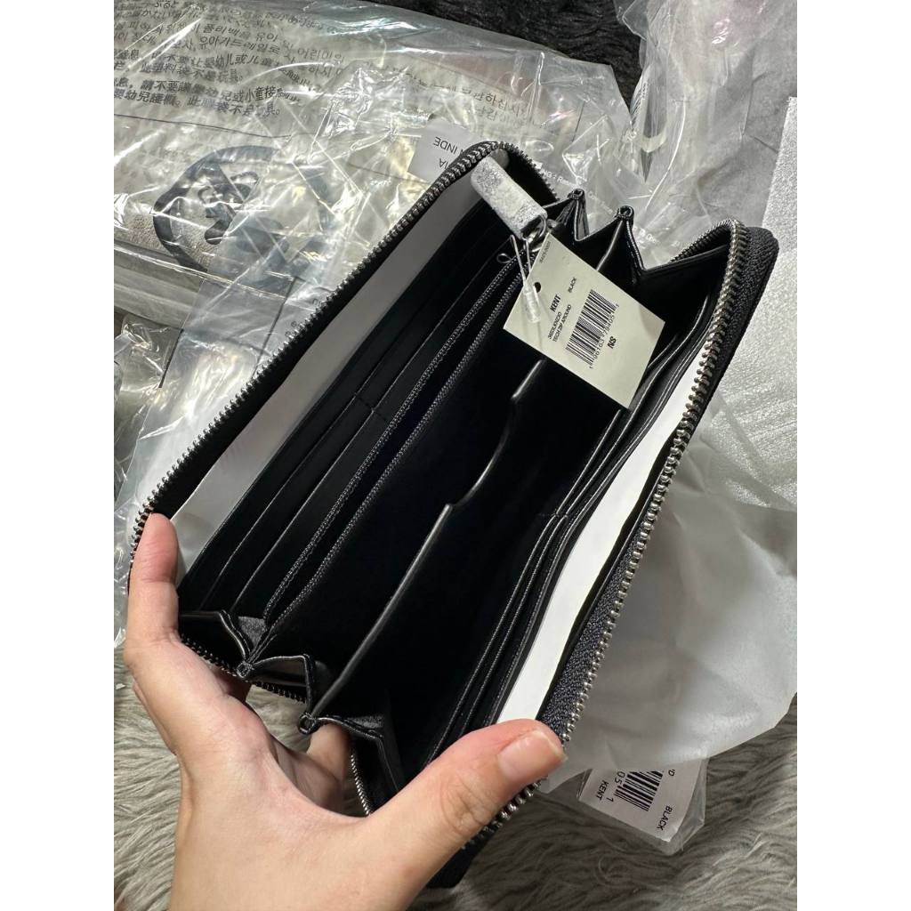 ORIG & IMPORTED MK Kent Nylon Long Men's Wallet BLACK