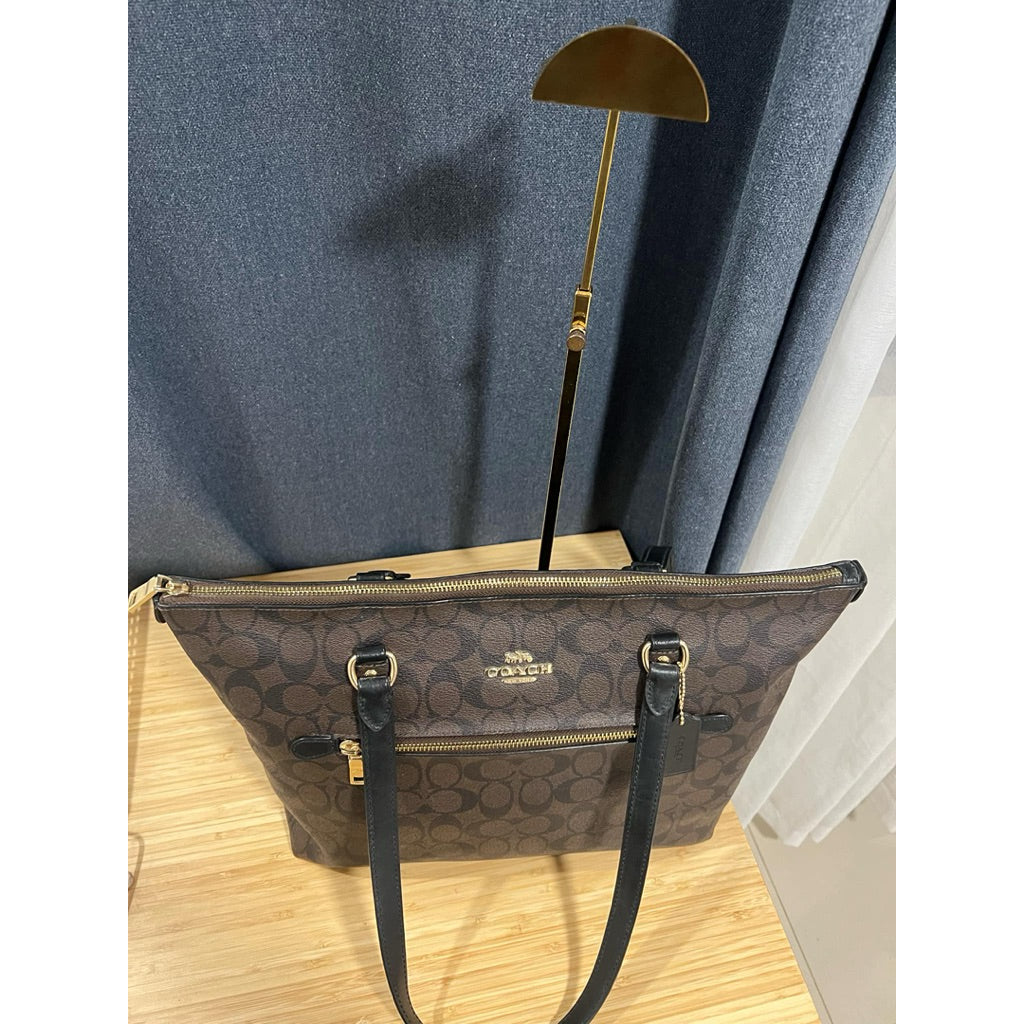 ORIG Preloved CCH Gallery Large Tote In Signature Canvas Brown