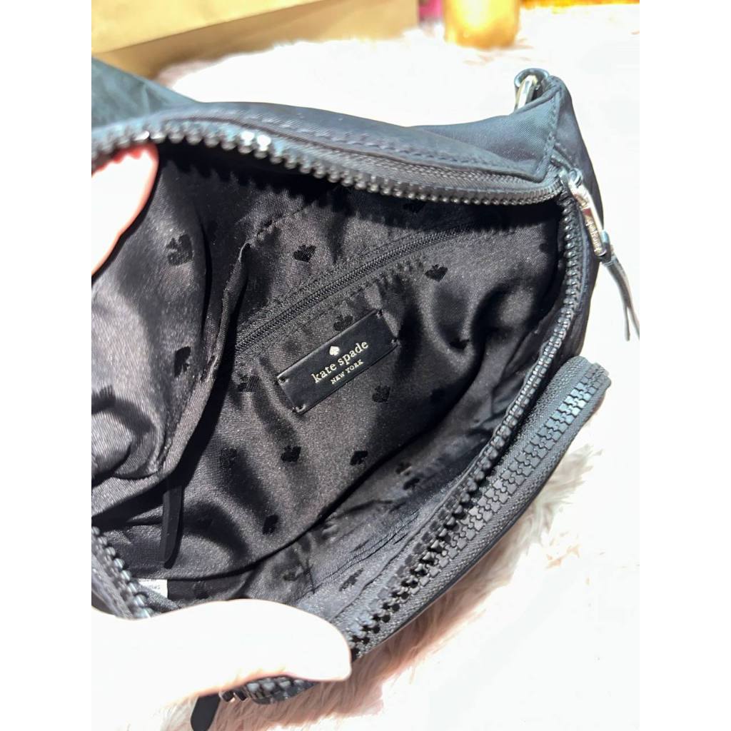 ORIG Preloved KS Dorien Nylon Small Belt Bag Black