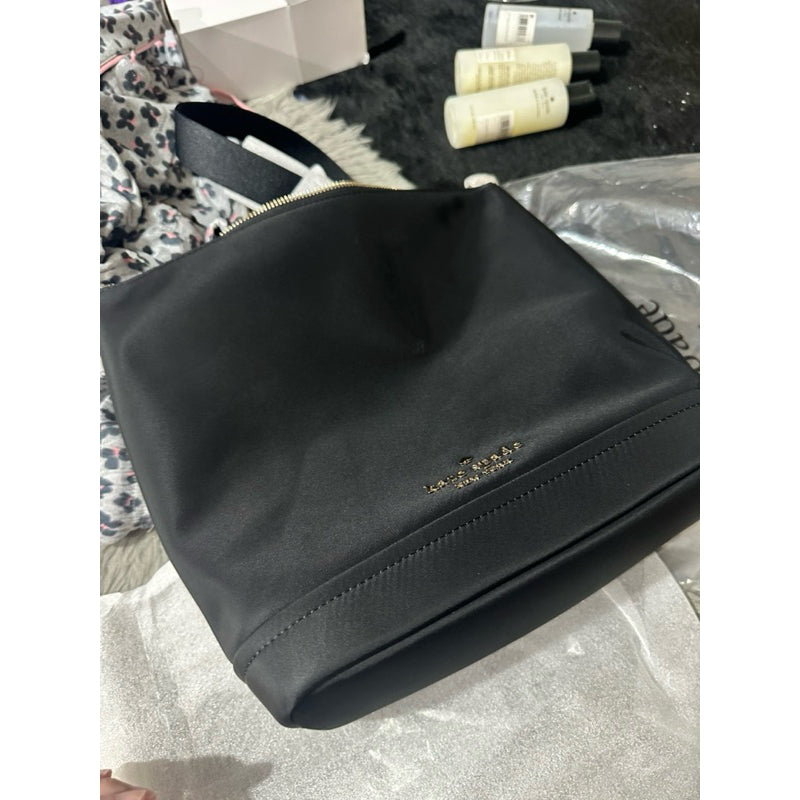 SALE!! ORIG & IMPORTED KS Chelsea Nylon Duffle Nylon Crossbody Black Bag