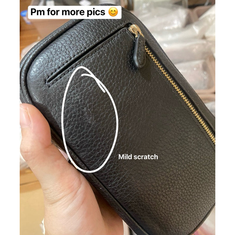 ORIGINAL & IMPORTED Kate Spade KS rosie north south phone crossbody black/brown bag