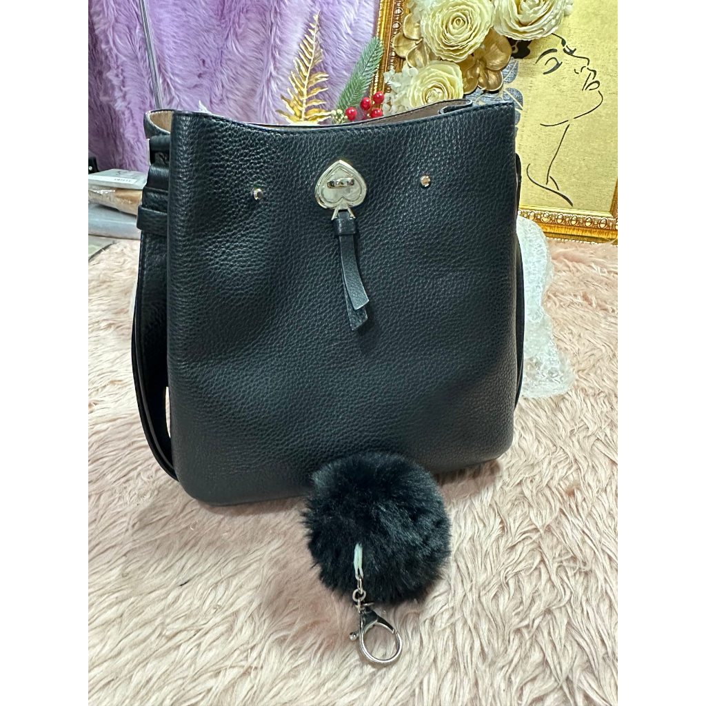ORIG Preloved KS Marti Small Bucket Bag Black