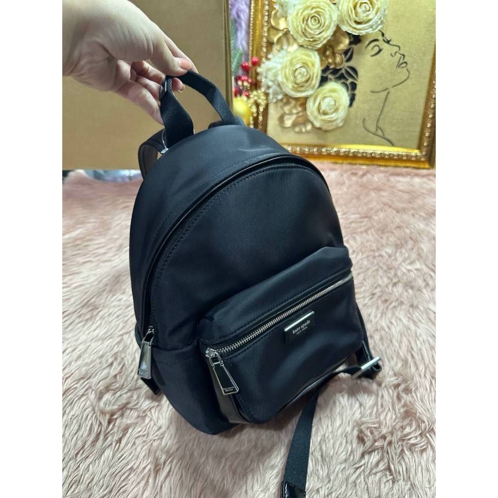 ORIG & IMPORTED Preloved KS Retail Sam Icon Small Nylon Backpack Black