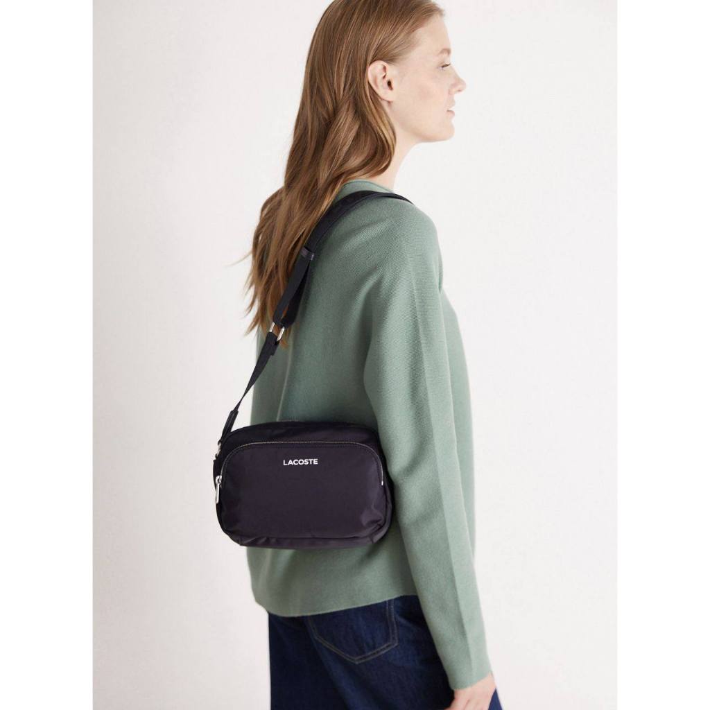 ORIG & IMPORTED LCT Unisex Nylon Camera Crossbody black bag