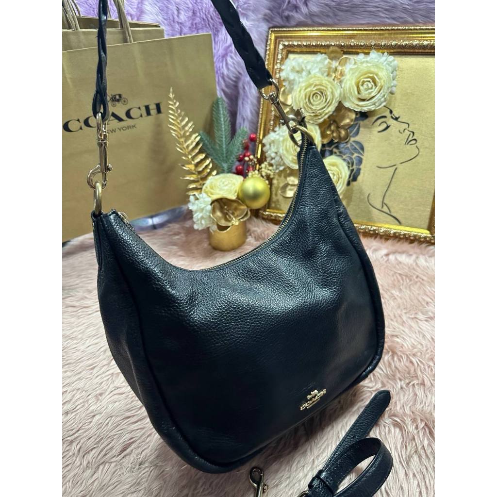 ORIG Preloved CCH Jules Hobo Large Shoulder Black Bag