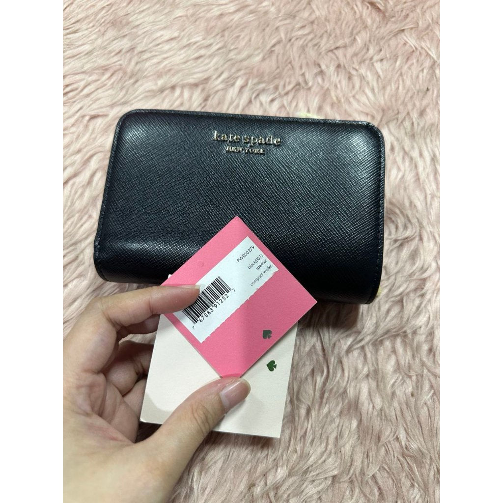 ORIG & IMPORTED KS Spencer Compact Medium Wallet Black