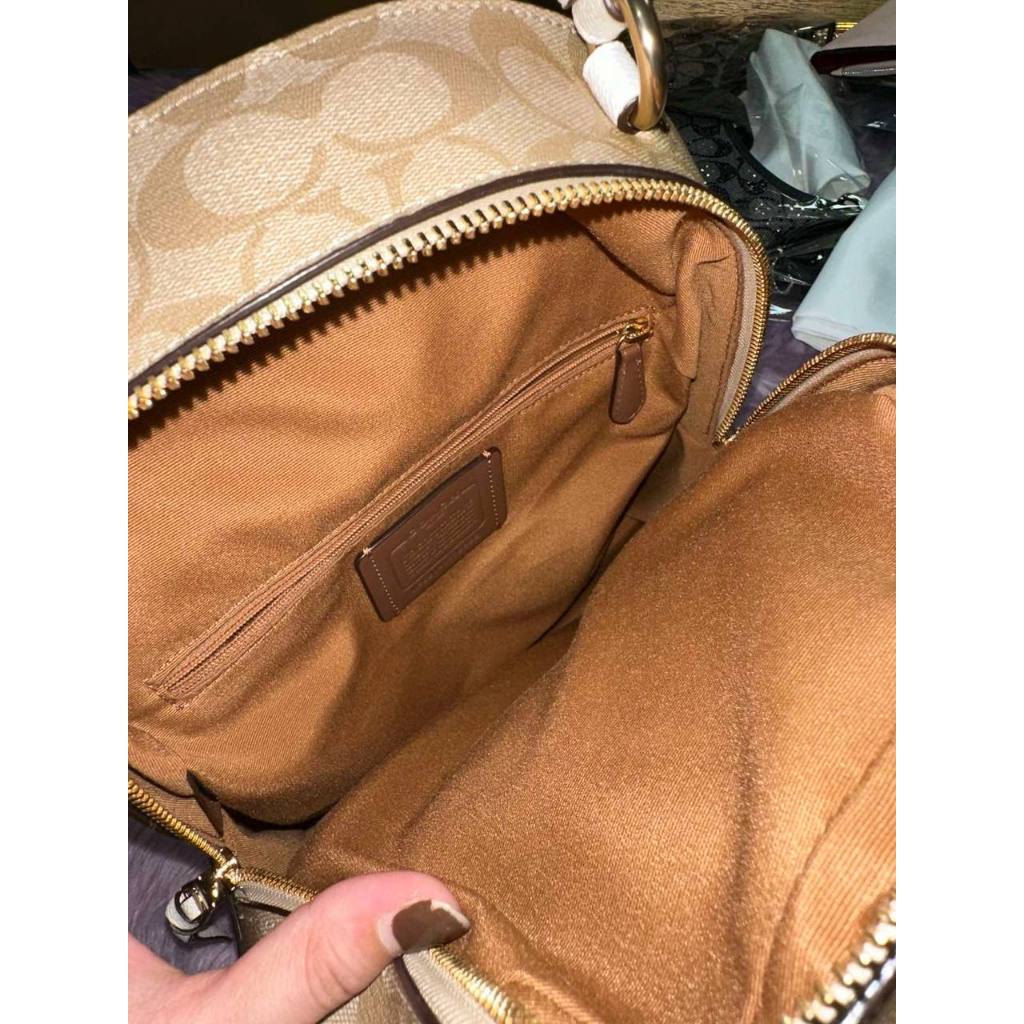 ORIG Preloved CCH Jordyn Leather Backpack White Bag