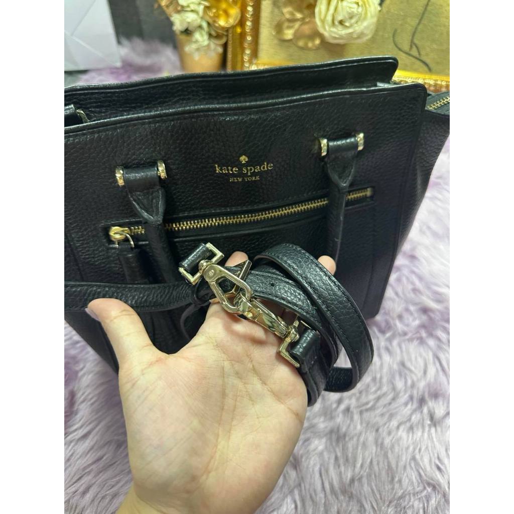 ORIG Preloved KS Chester Street Small Allyn Satchel Black Bag