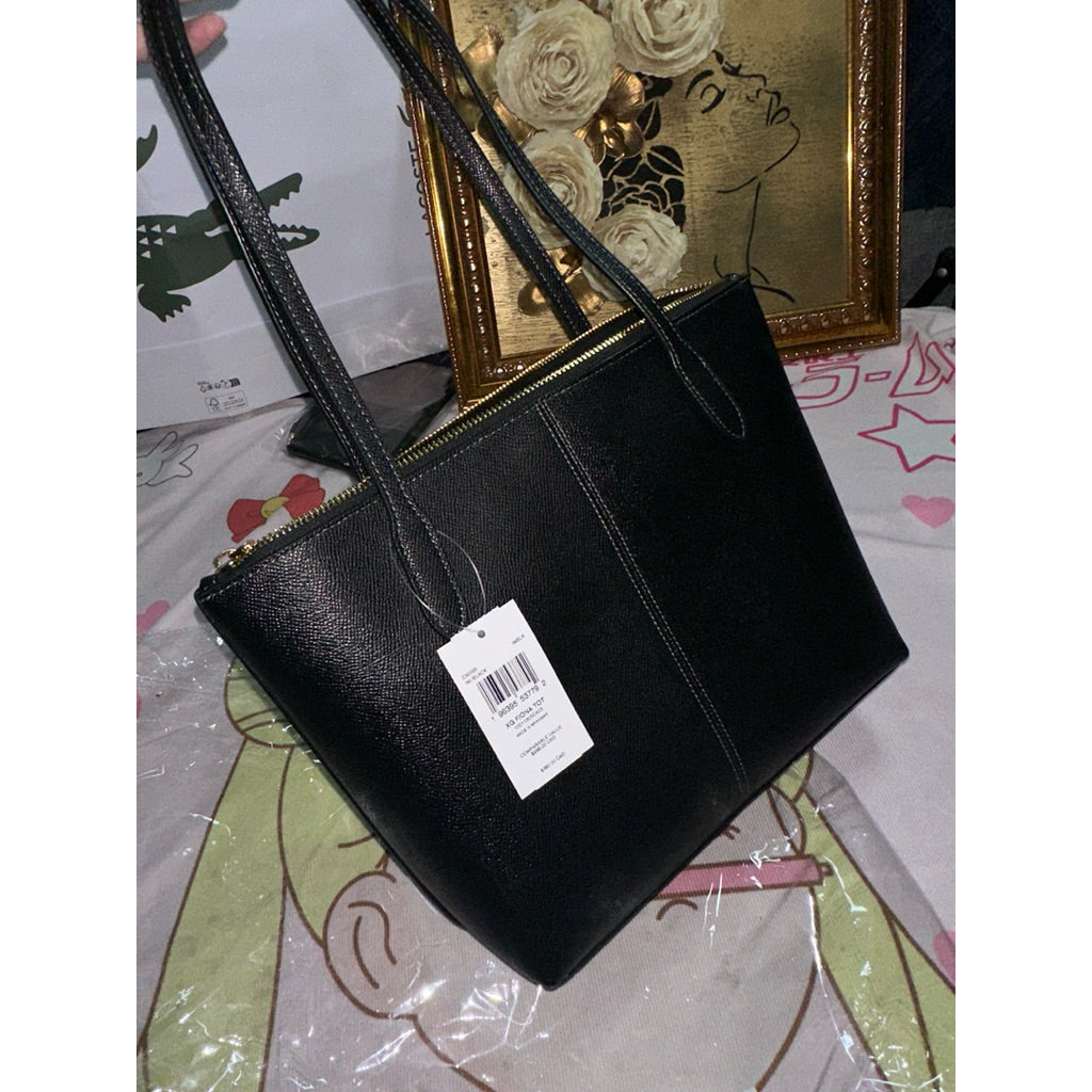 ORIG & IMPORTED CCH Fiona Zip Small Tote Bag Black