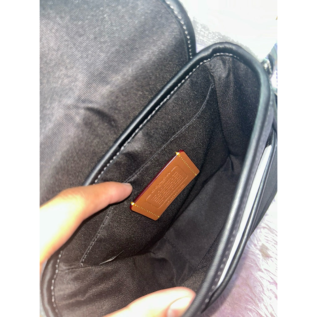 ORIG & IMPORTED CCH Lucas Crossbody Suede Men Black Bag