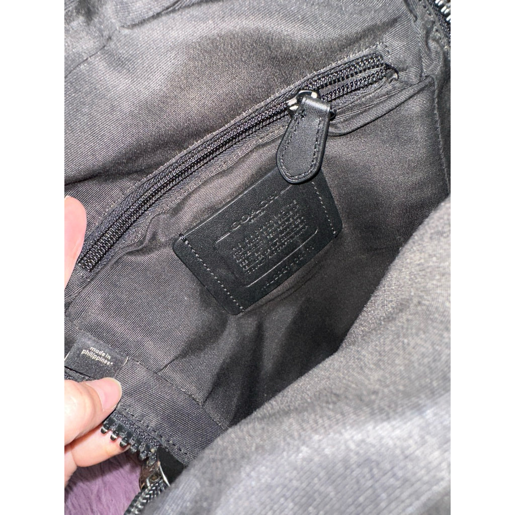 ORIG Preloved CCH Track Pack In Signature Canvas Men Body Bag Black