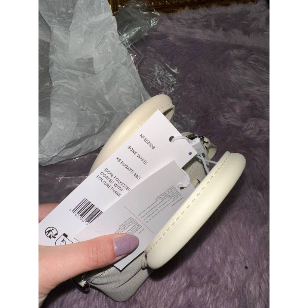 ORIG & IMPORTED LCT Mini Daily Lifestyle Bugatti Strap Small White Bag
