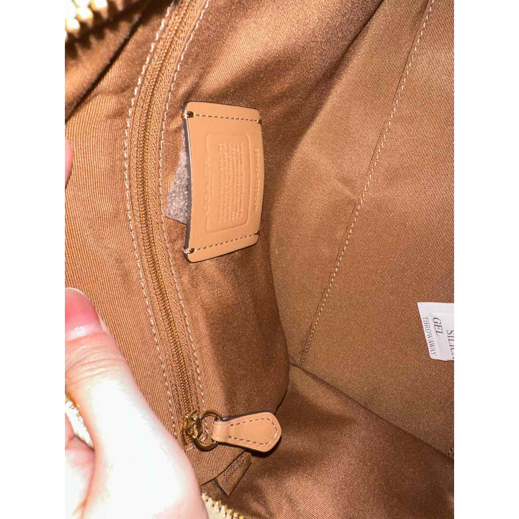 ORIG & IMPORTED CCH Rowan Satchel Bag In Signature Canvas Beige Taupe