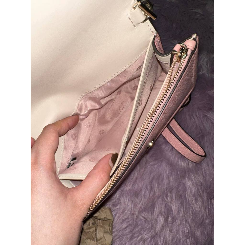 ORIG Preloved KS Knott Flap Crossbody Pink Small Phone Bag