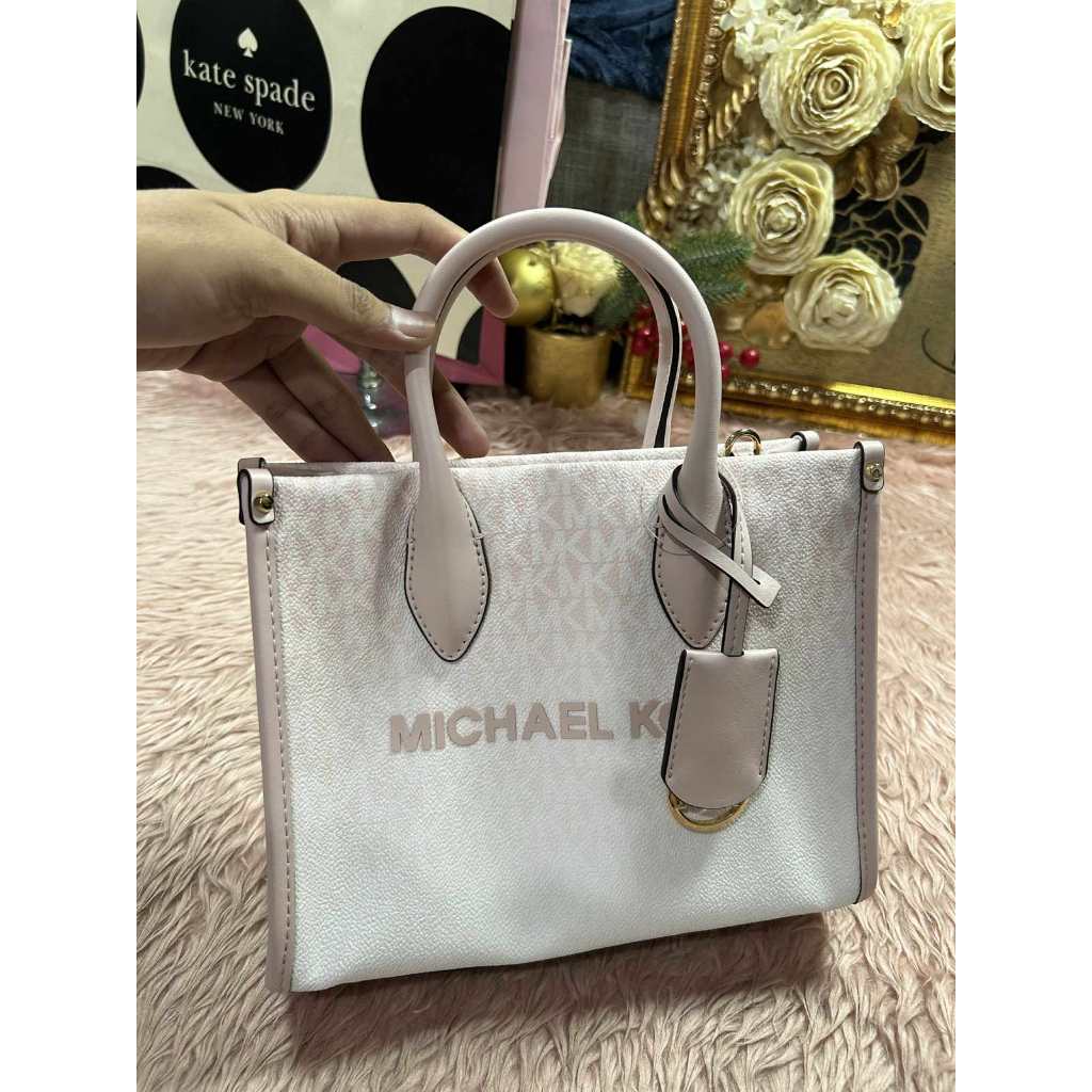 ORIG & IMPORTED MK Mirella Small Ombré Signature Logo Crossbody Pink Bag