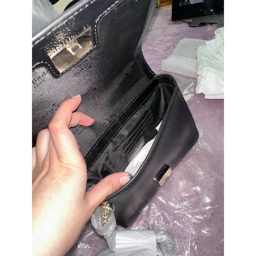 ORIG & IMPORTED KS Patterson Drive Maisie Top Handle Small Flap Black Bag