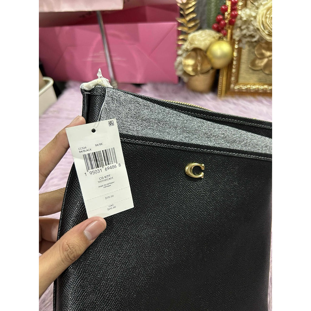 ORIG & IMPORTED CCH Kitt Messenger Crossbody File Slim Black Bag