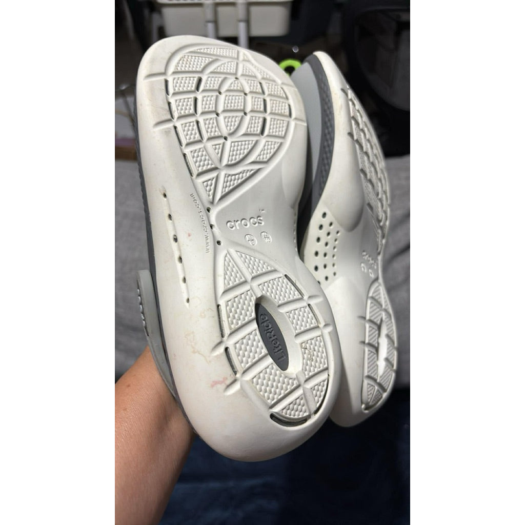 ORIG & IMPORTED Crocs Literide 360 Clog Shoes in Light Grey M8 ONLY