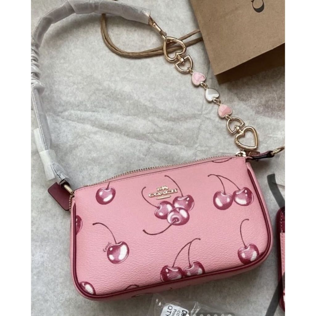 ORIG & IMPORTED CCH Nolita 19 with Cherry Print in Pink Small Bag
