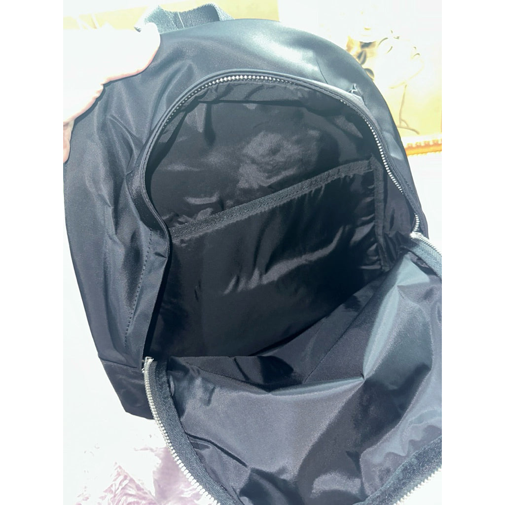 ORIG & IMPORTED Lacoste Easy Backpack Nylon Medium Black Bag