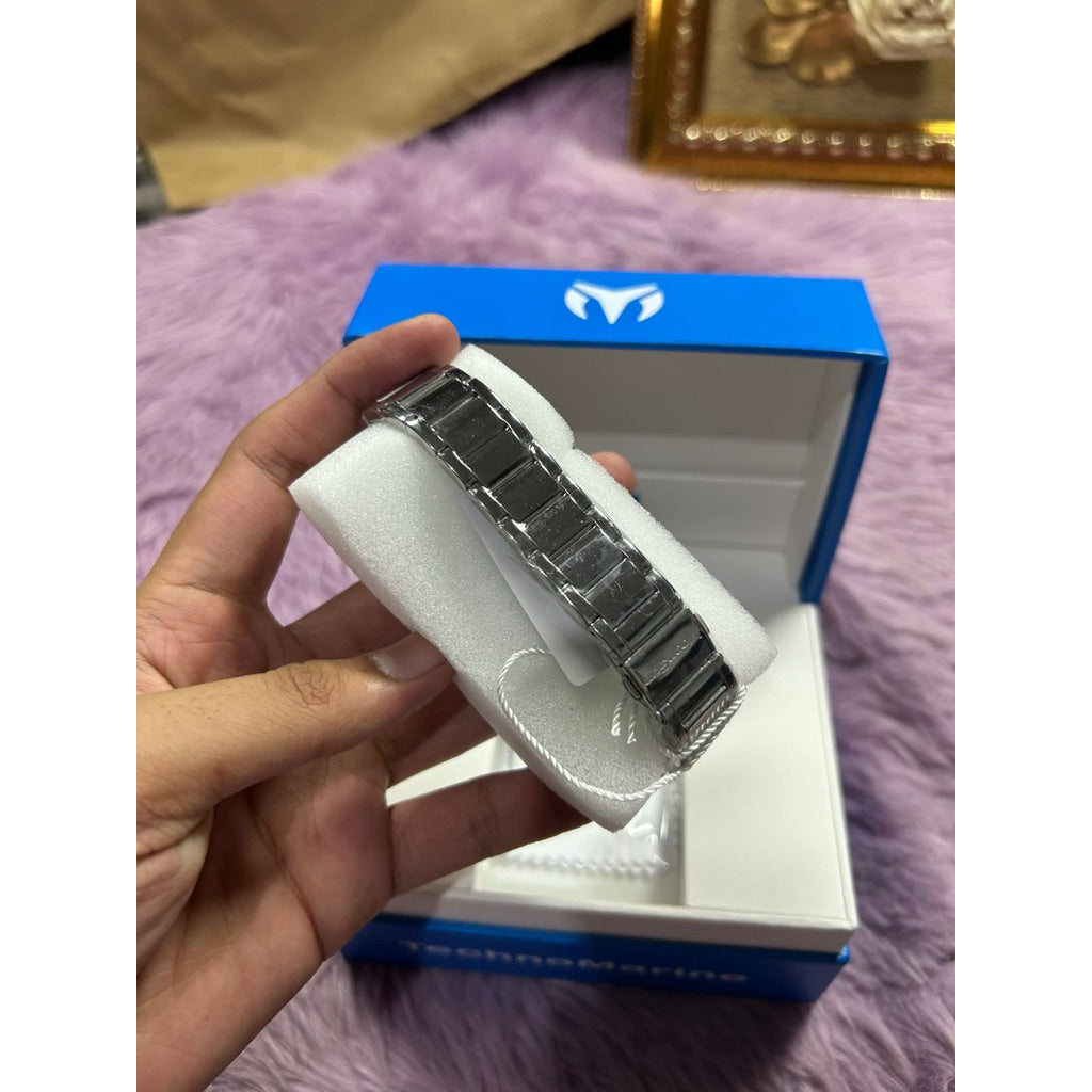 ORIG & IMPORTED Technomarine MoonSun 38mm TM-117035 Silver Lady's Watch
