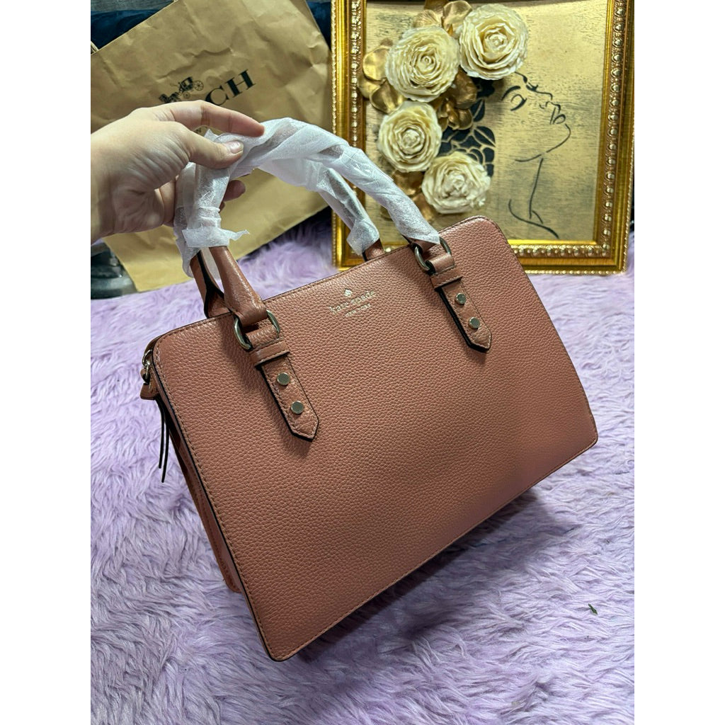ORIG Preloved KS Mulberry Street Lise Satchel Brownish Pink Bag