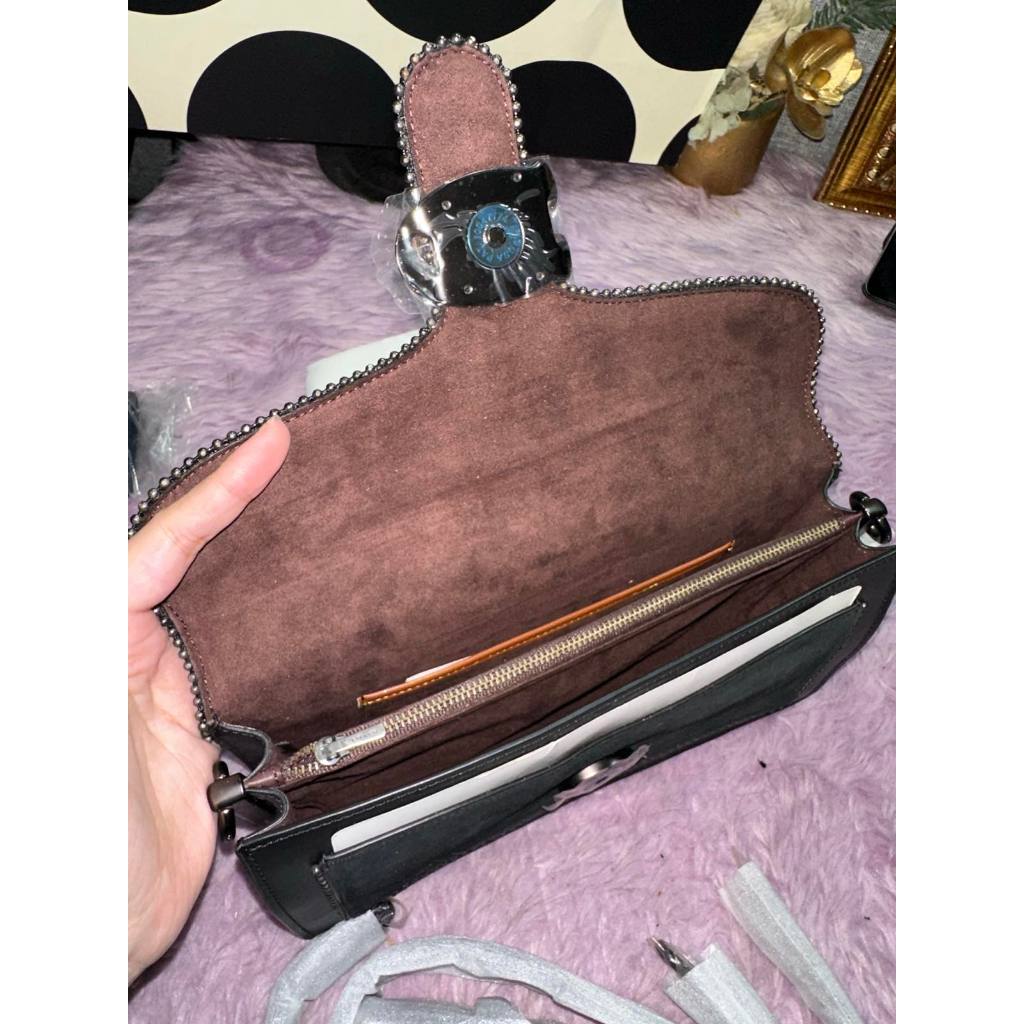 ORIG & IMPORTED CCCH Retail RARE Tabby 26 Shoulder Bag With Beadchain Black Bag
