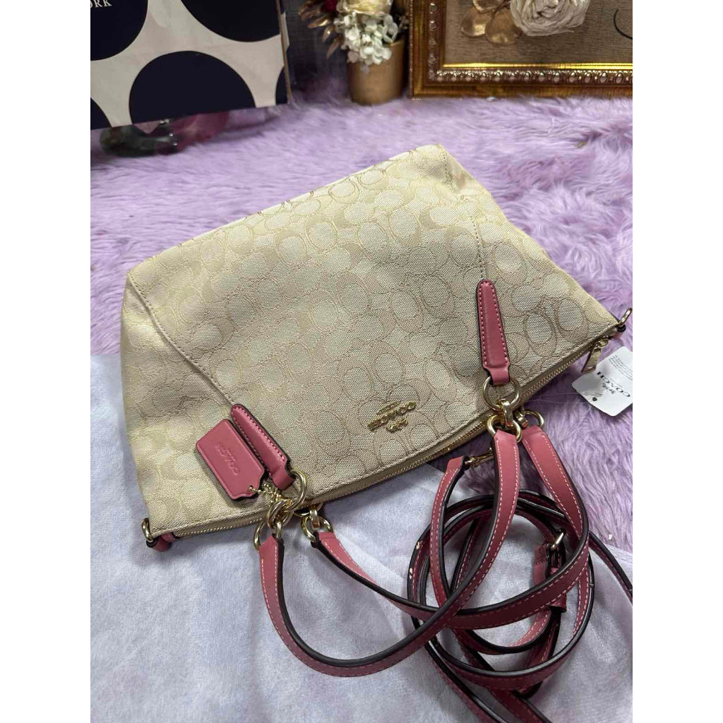ORIG Preloved CCH Signature Small Kelsey Satchel Pink Bag