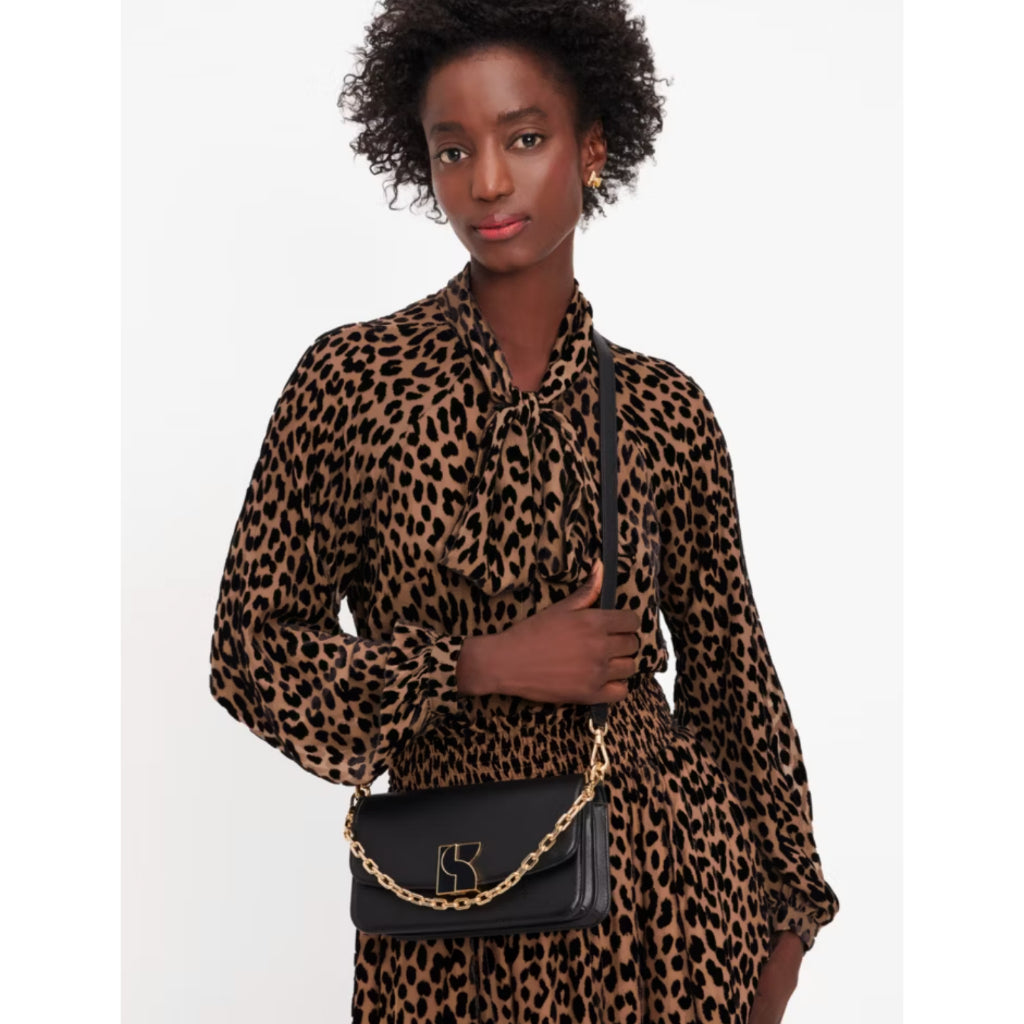 ORIG & IMPORTED KS Dakota Black / White Small Crossbody Bag
