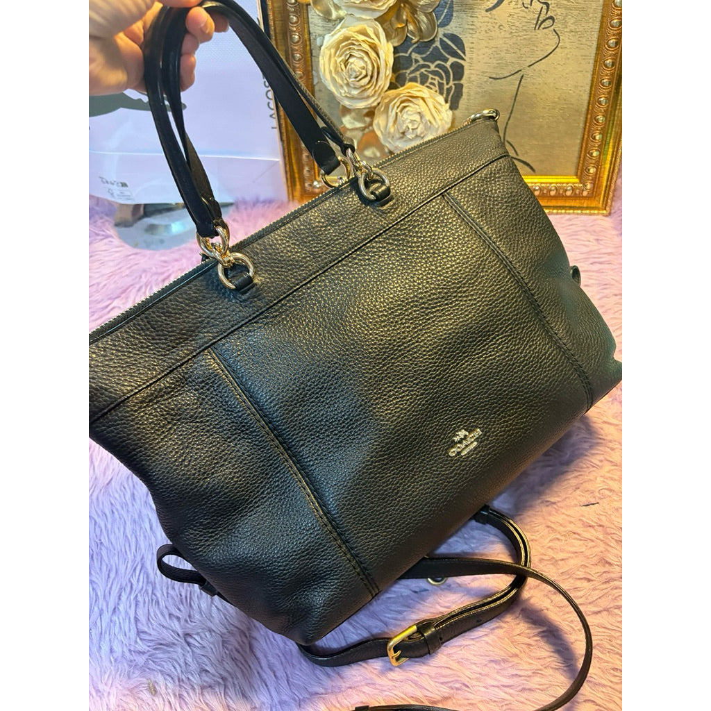 ORIG Preloved RARE CCH Lenox Satchel Black Bag