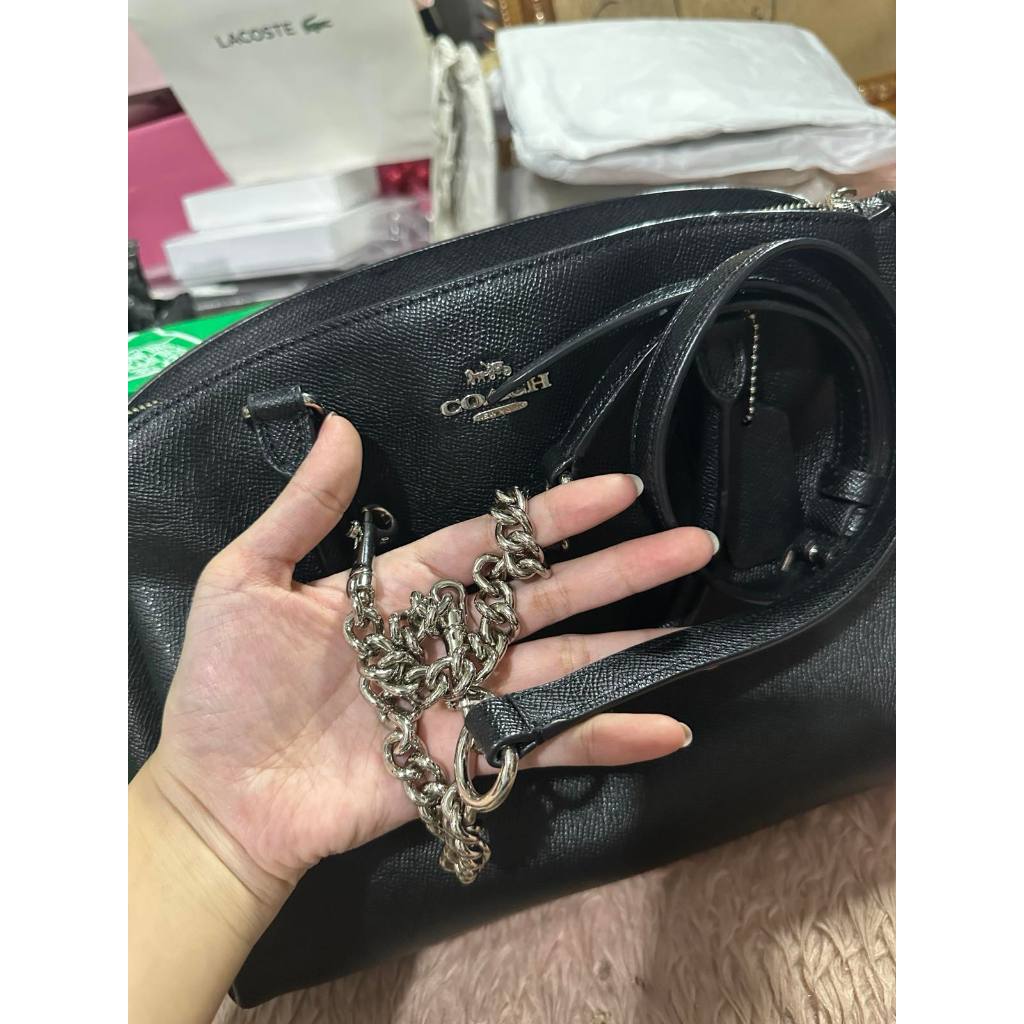 ORIG Preloved CCH Large Sage Carryall Satchel Black Bag