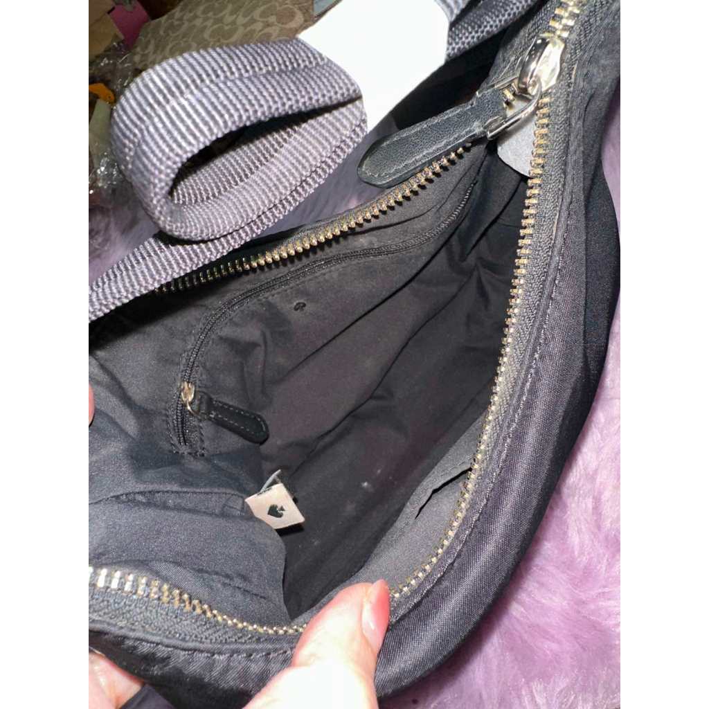 ORIG Preloved Retail KS The Little Better Sam Nylon Small Shoulder Bag Black