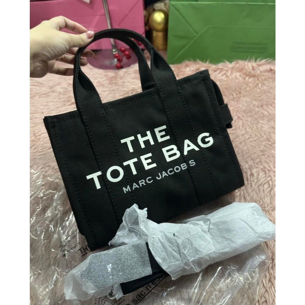ORIG & IMPORTED MJ The Small Tote Black Bag canvas