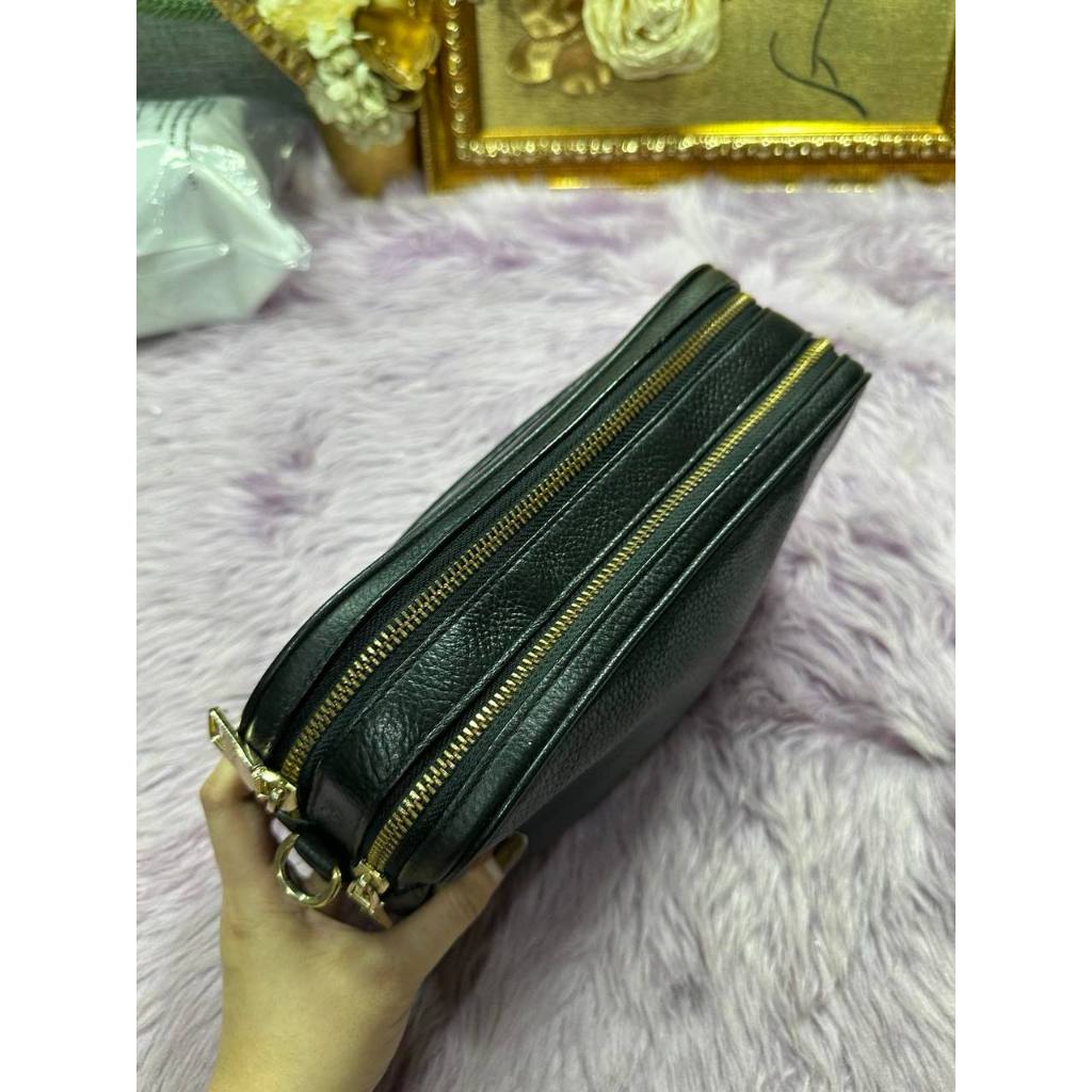 ORIG Preloved CCH Jes Crossbody Double Zip Black Bag