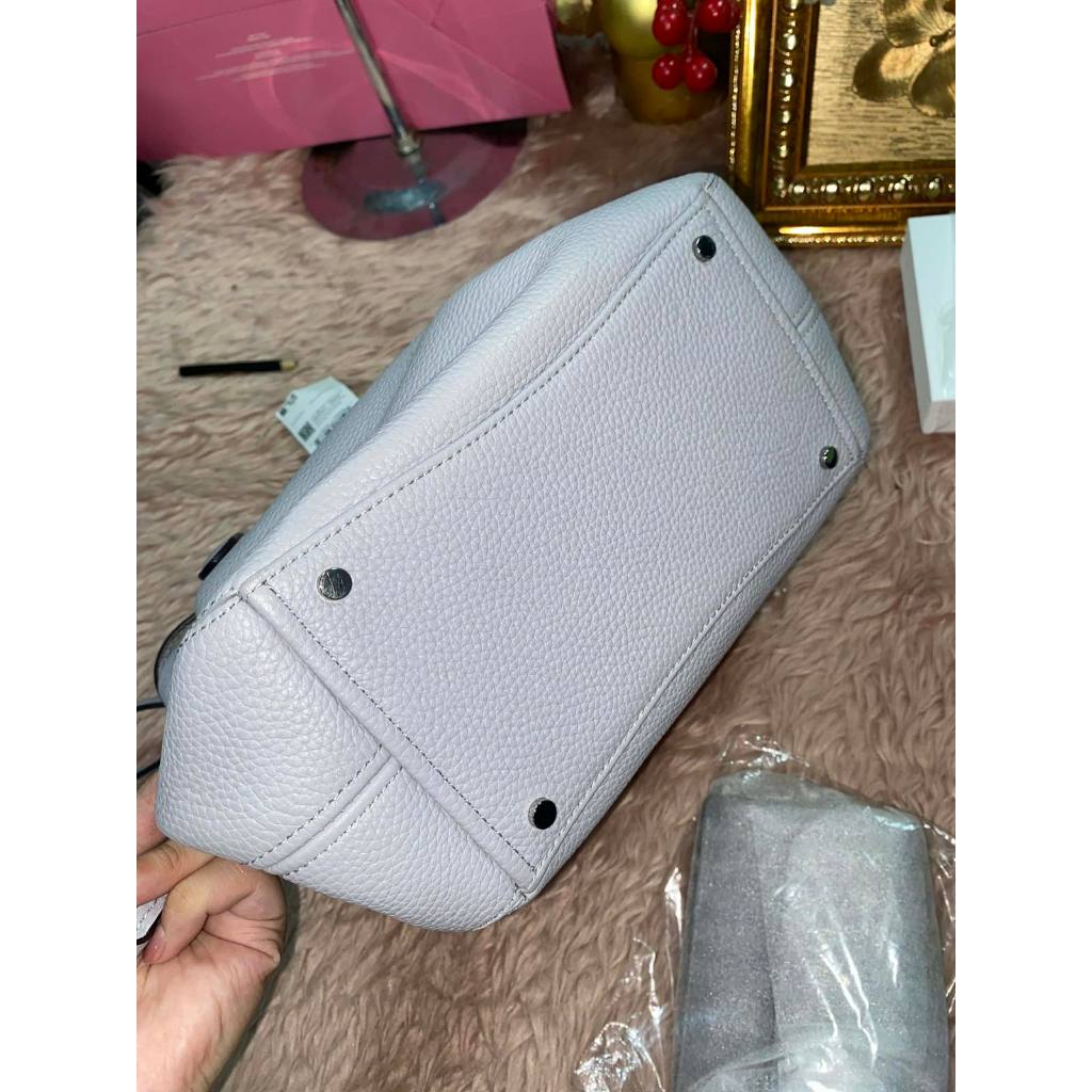 ORIG & IMPORTED KS Dumpling Small Satchel Bag Grey