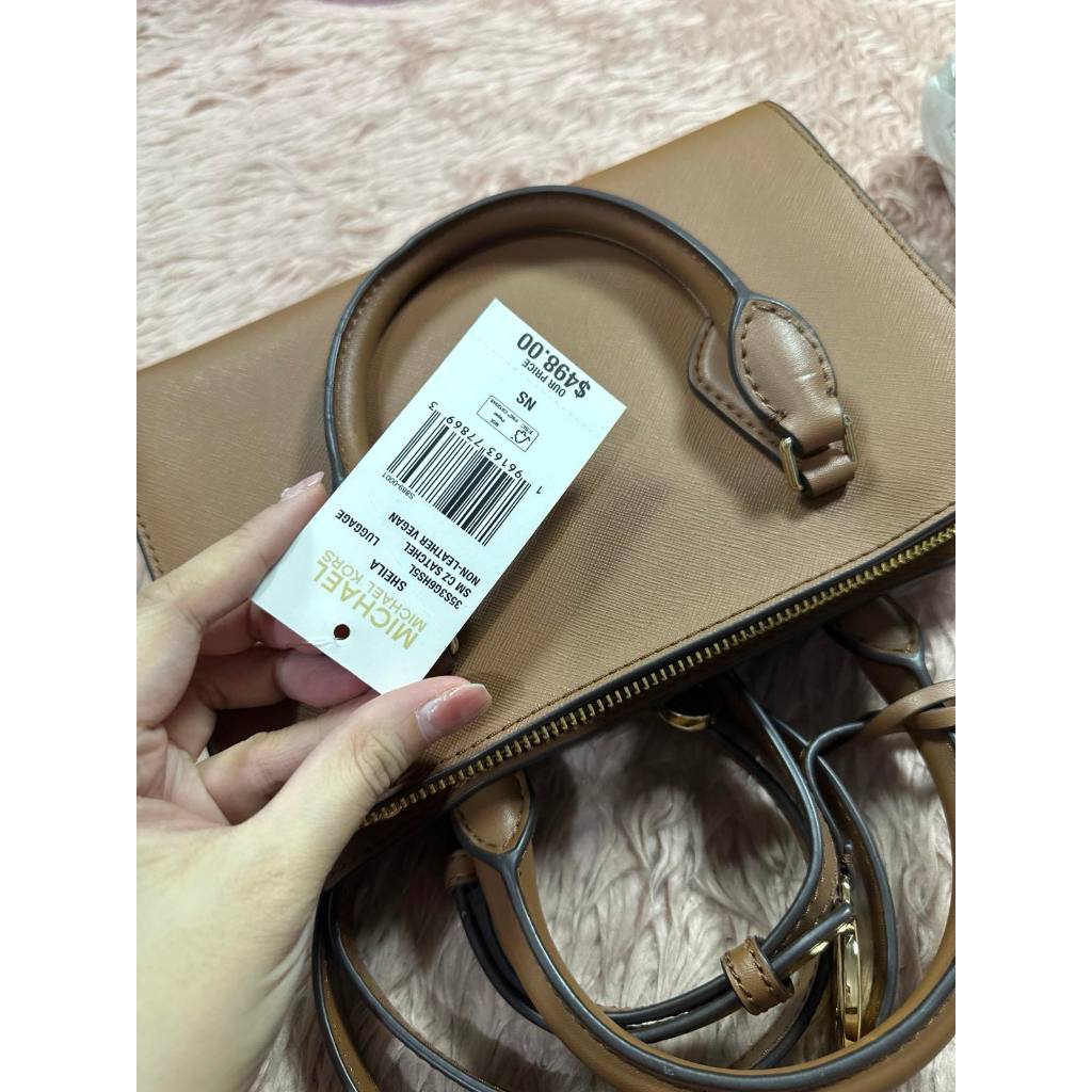ORIG & IMPORTED MK Sheila Satchel Small Brown Bag