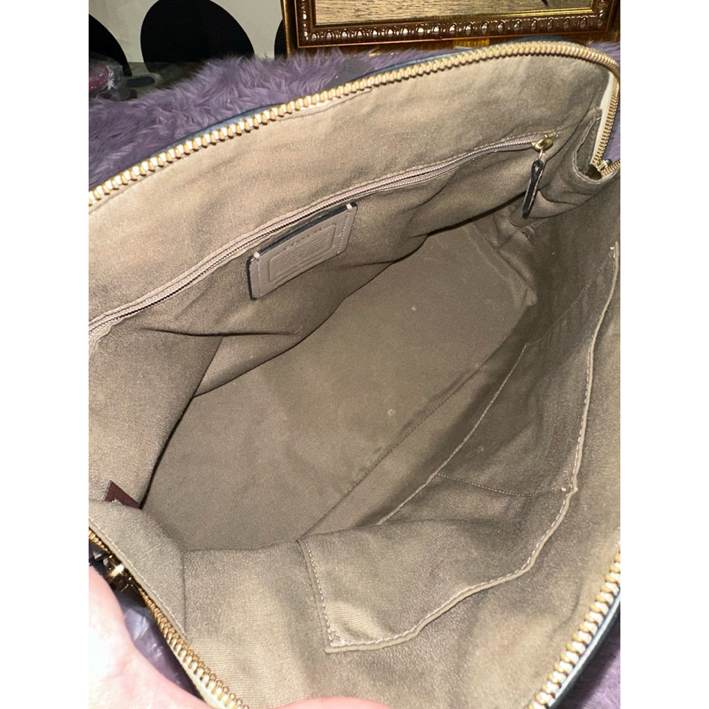 ORIG Preloved CCH Large Sierra Dome Satchel White Bag