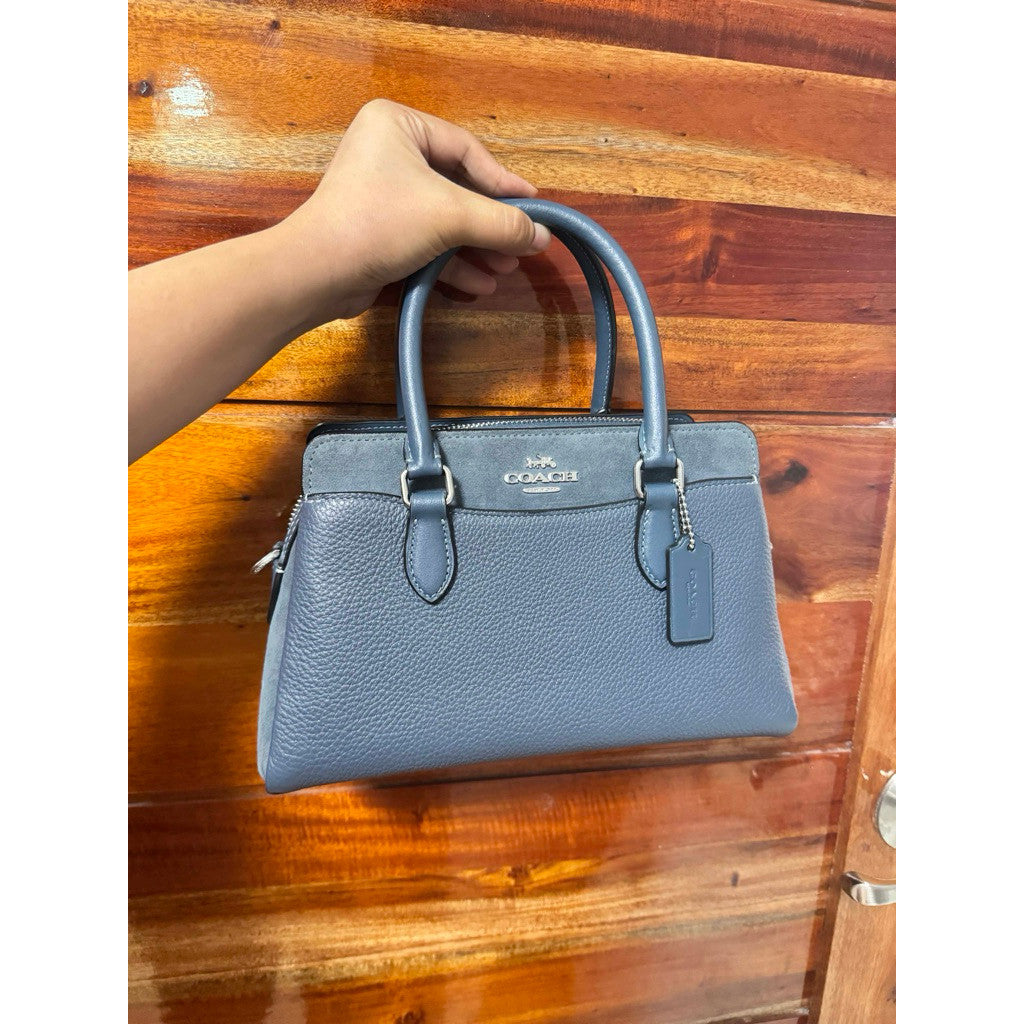 ORIG Preloved CCH Mini Darcie Carryall Denim Blue Satchel Bag