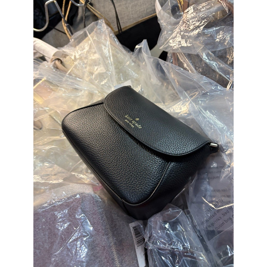 ORIG & IMPORTED KS Monica Small Flap Crossbody Black Bag
