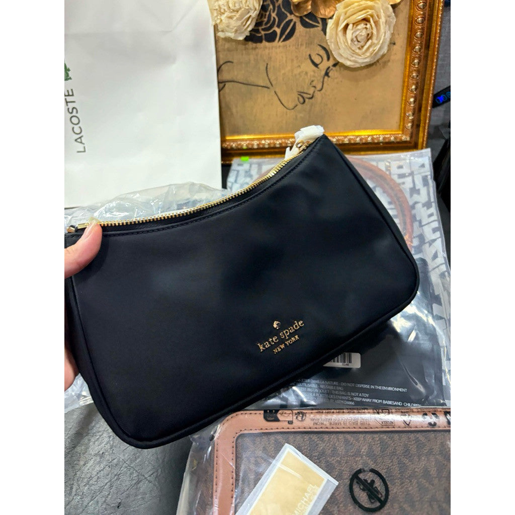 ORIG & IMPORTED KS Margot Nylon Crossbody Bag Black