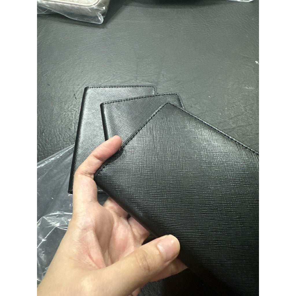 ORIOG & IMPORTED KS Staci Passport Holder Wallet in Black