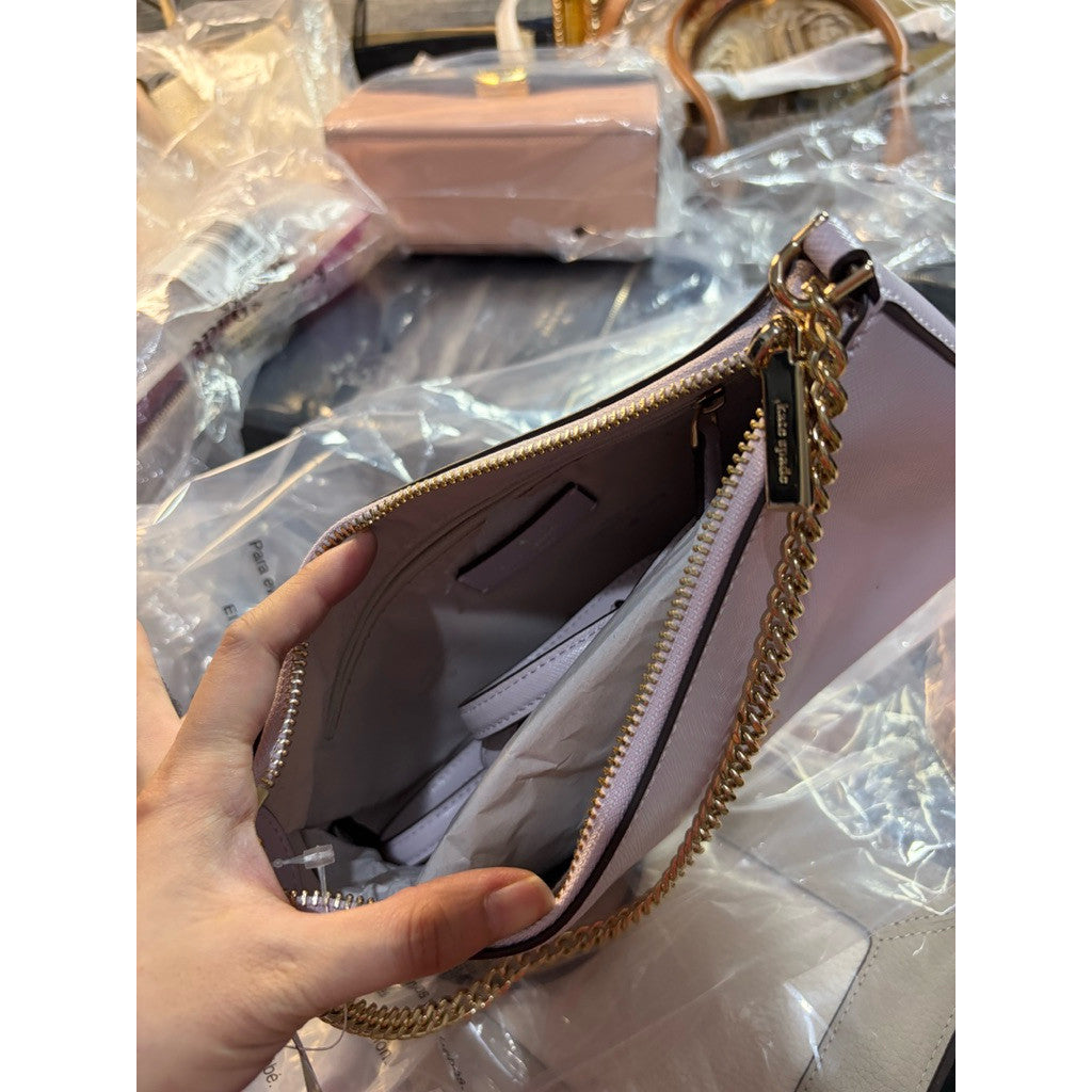 ORIG & IMPORTED KS Madison Convertible Crossbody Chain Shoulder Lilac/Lavender Bag