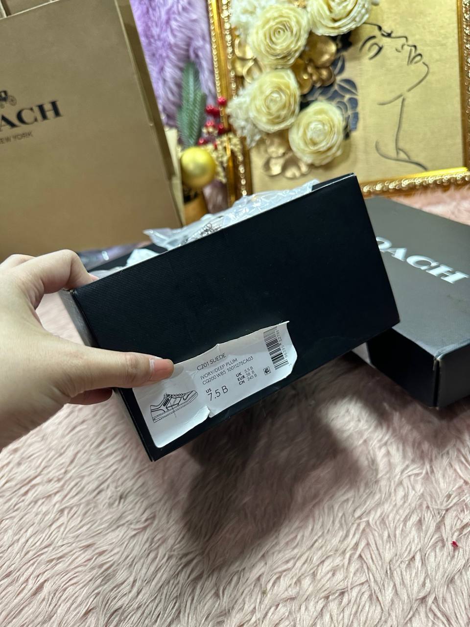 ORIG & IMPORTED COACH C201 Low Top Sneaker Shoes