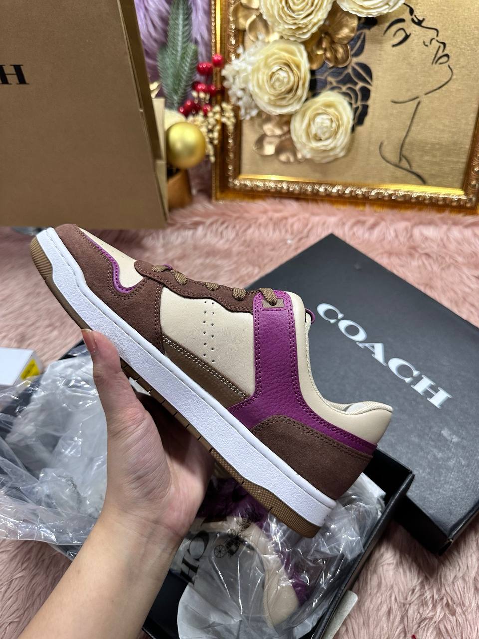 ORIG & IMPORTED COACH C201 Low Top Sneaker Shoes