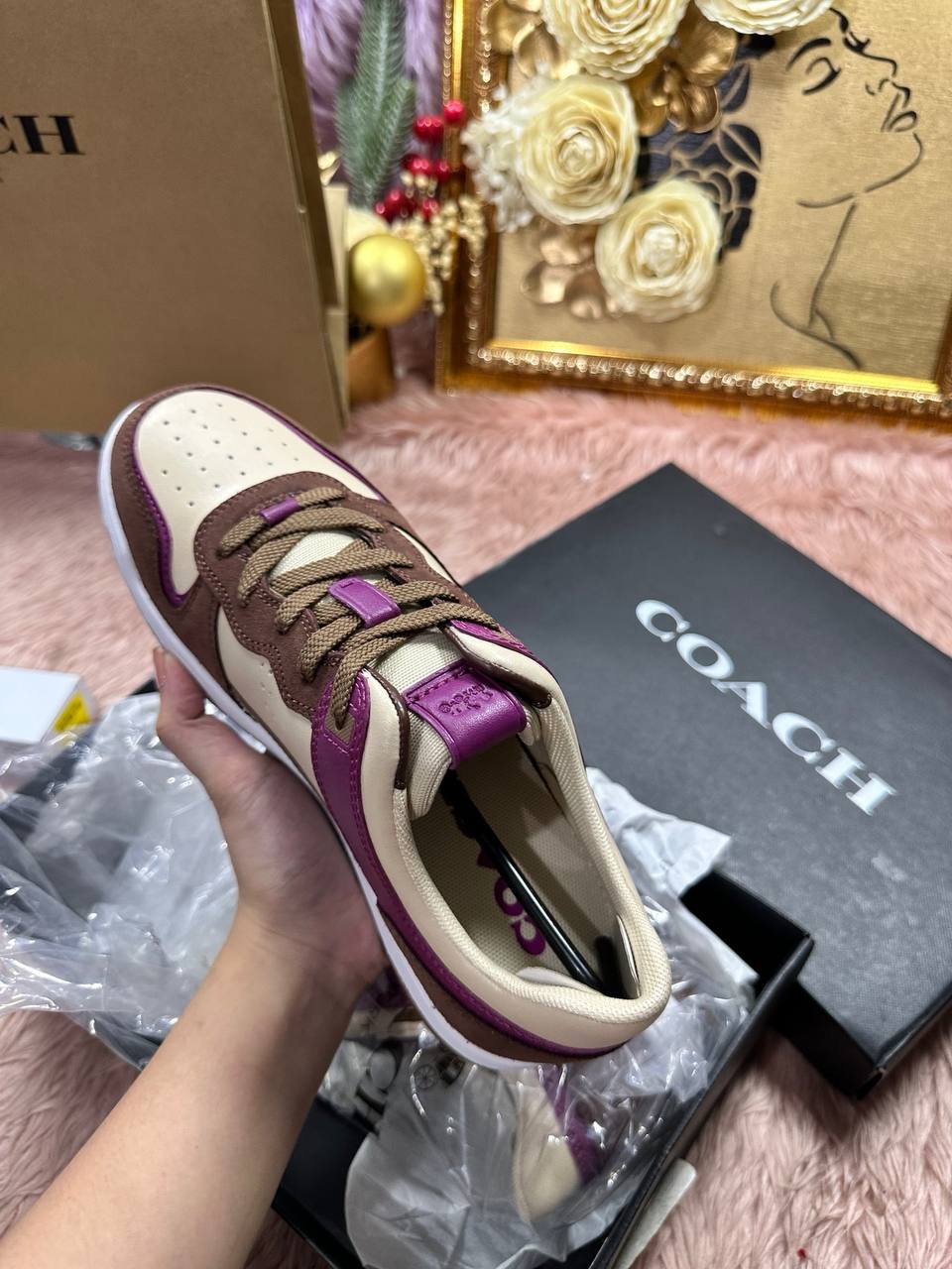 ORIG & IMPORTED COACH C201 Low Top Sneaker Shoes