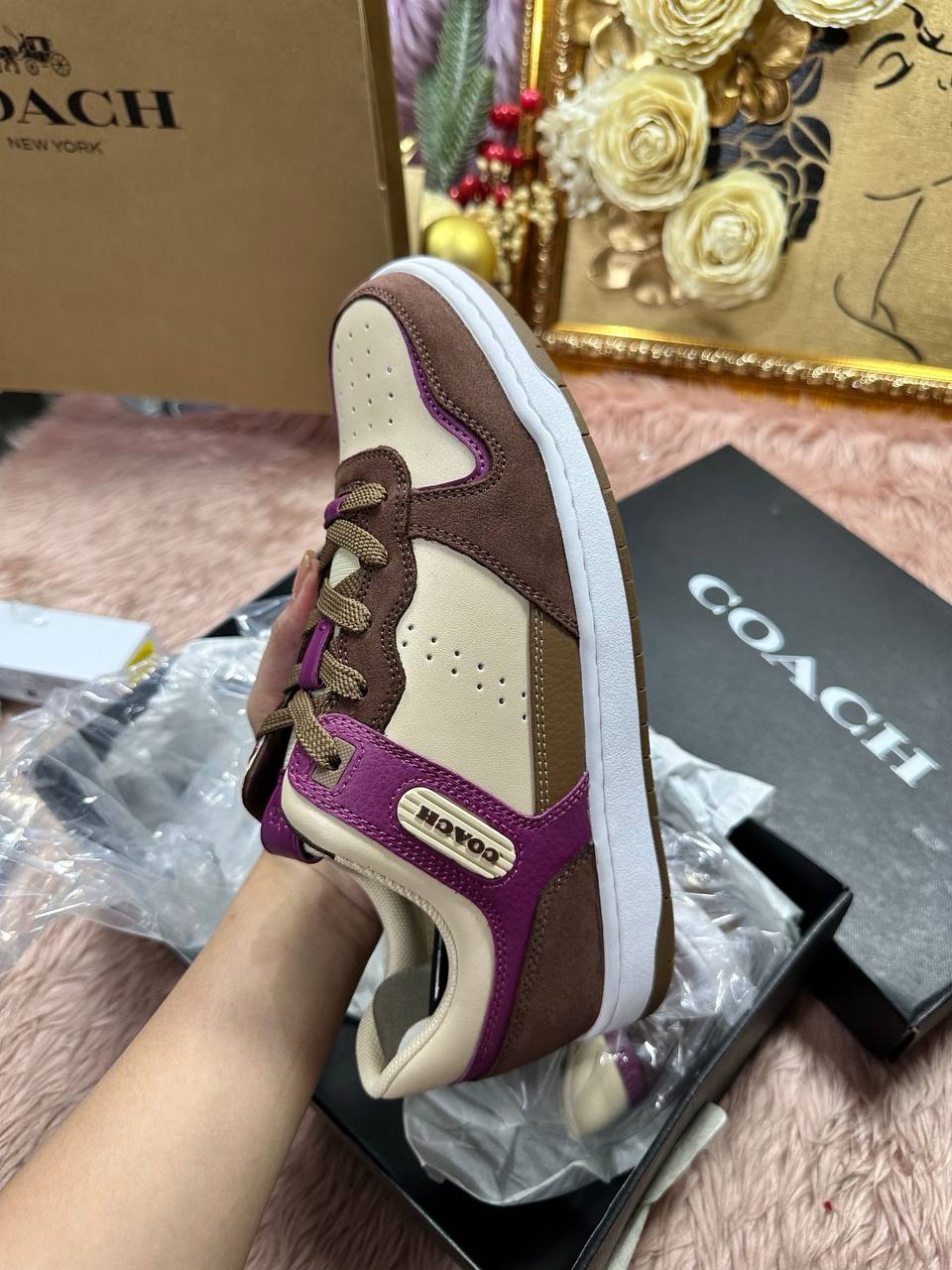 ORIG & IMPORTED COACH C201 Low Top Sneaker Shoes
