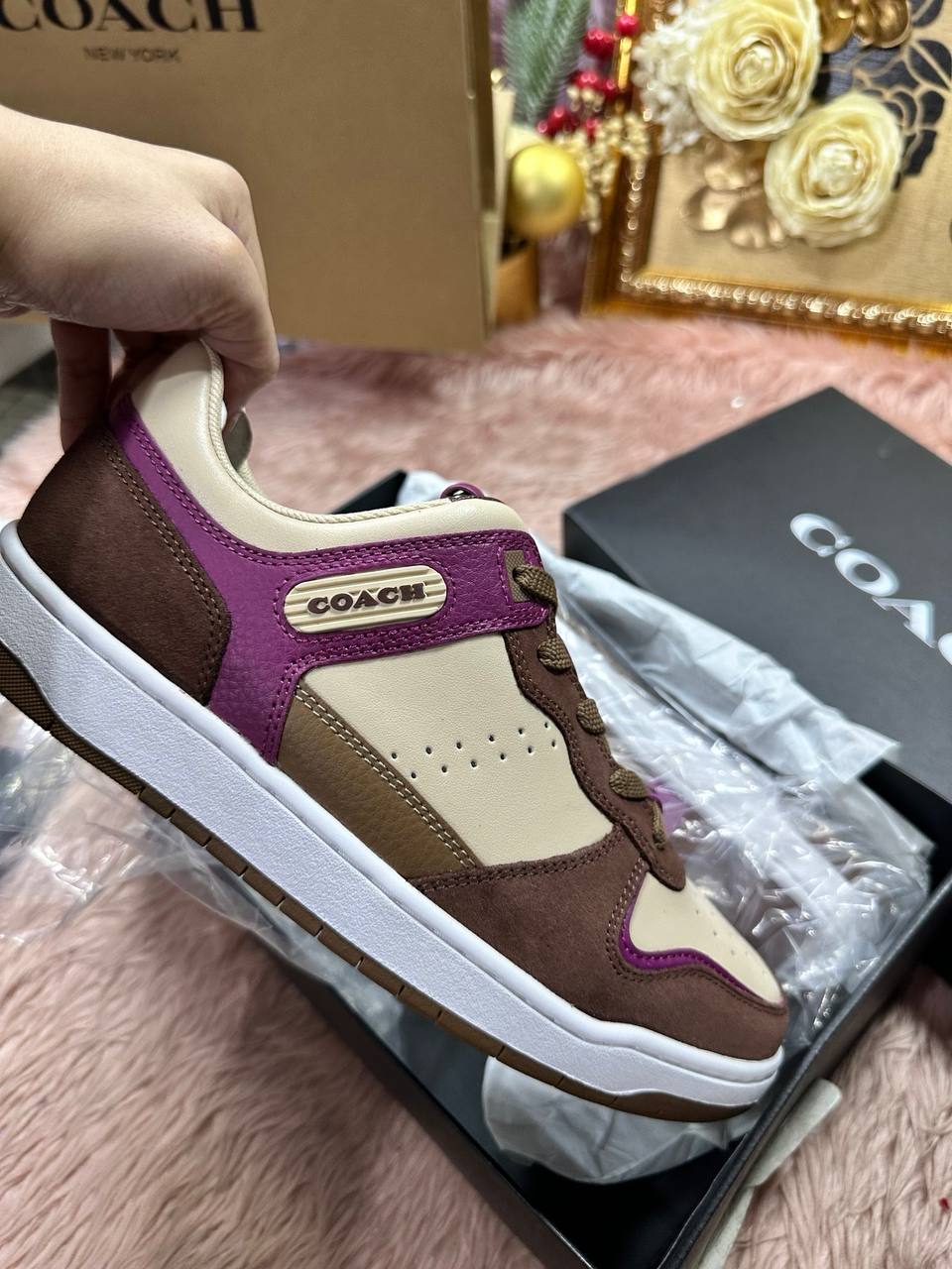 ORIG & IMPORTED COACH C201 Low Top Sneaker Shoes