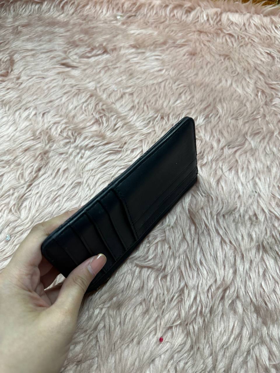 AUTHENTIC/ORIGINAL Preloved KS Natalia Large Slim Card Holder Wallet Black