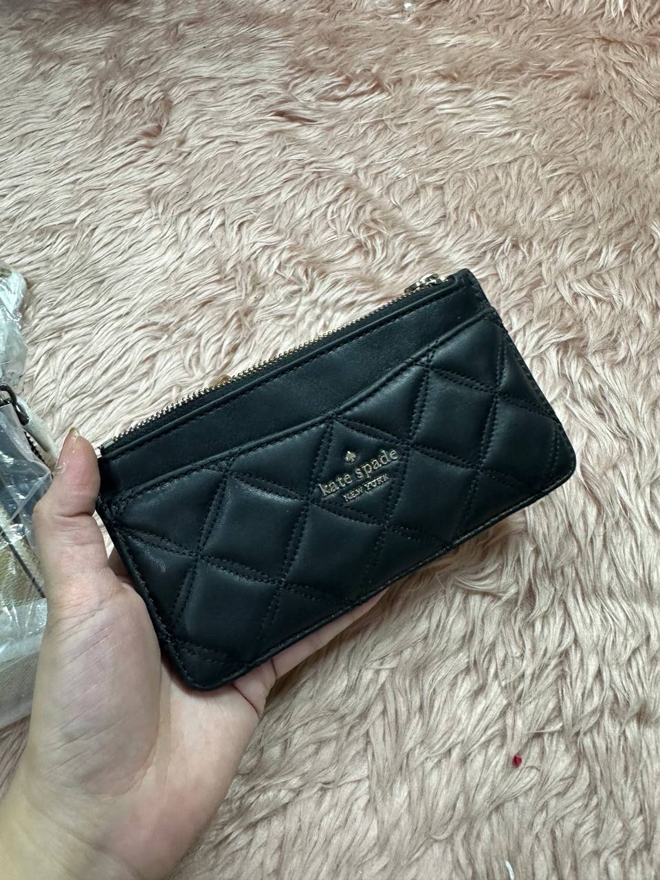 AUTHENTIC/ORIGINAL Preloved KS Natalia Large Slim Card Holder Wallet Black