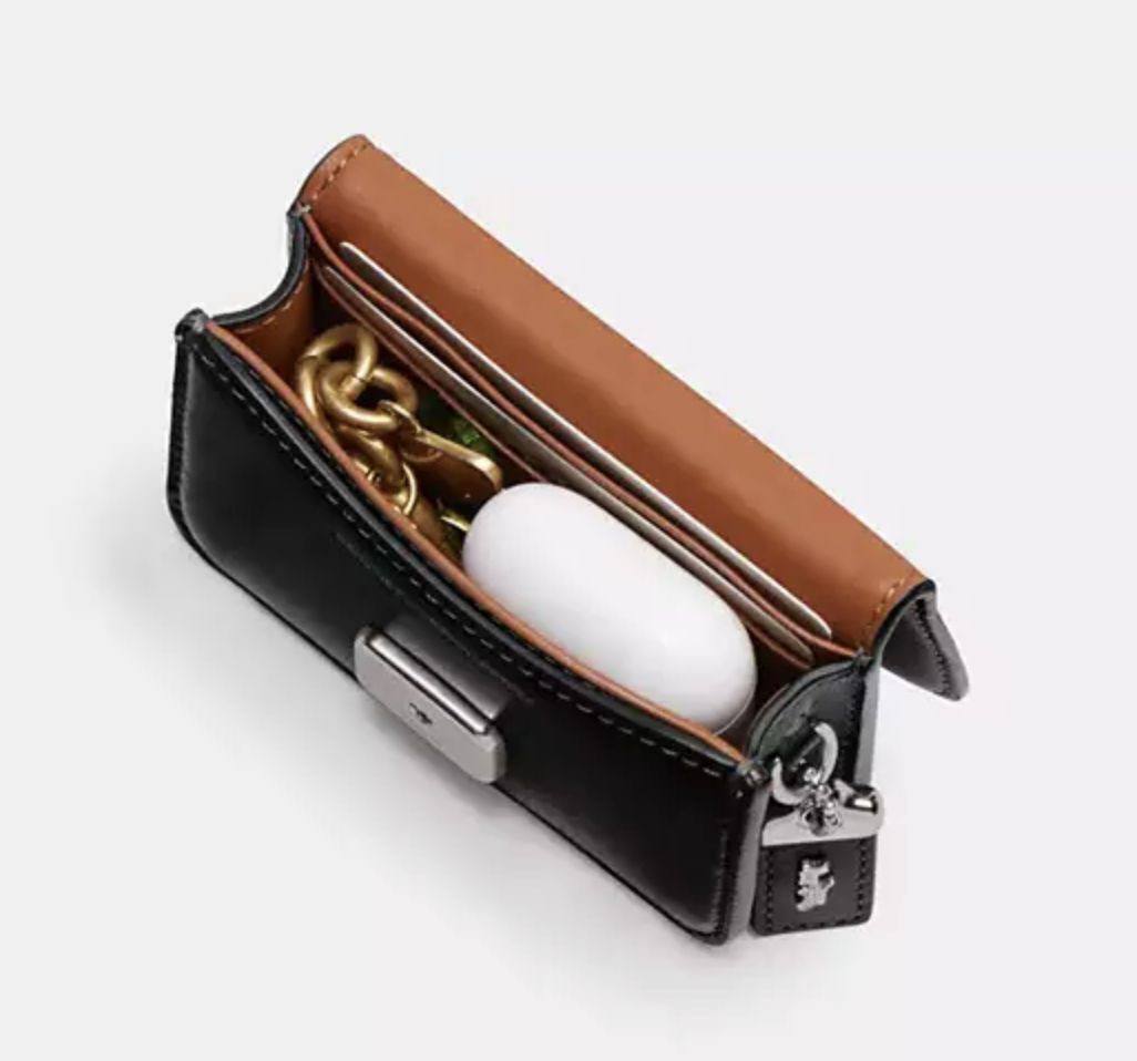 ORIG & IMPORTED COACH Retail Bandit Card Case Belt Micro Bag Ivory